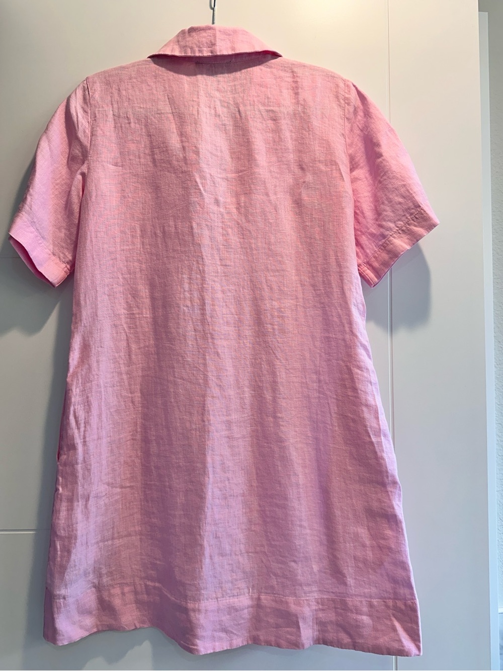 J. Crew Light Pink Linen Tunic Dress - Picture 2 of 4